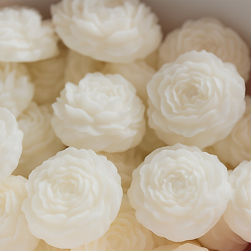 Sabonete Rosa Flor Lembrancinha Casamento Festa Chá de Bebê Kit 50 Unidades
