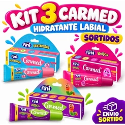 Kit 3 unidades Carmed Gloss Hidratante Labial 10g (Sortidos)