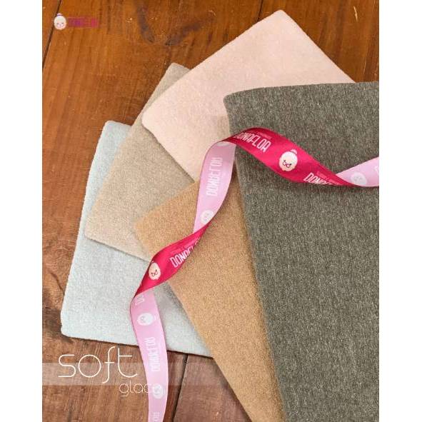 50cm x 1,60m Tecido Dupla Textura Soft Glace para Ursos, Naninhas e Artesanatos