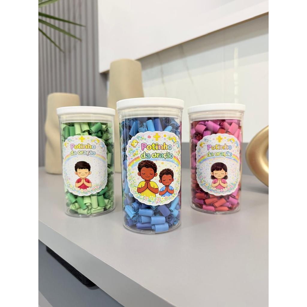 Potinho 366 versículos, Potinho de oração, Potinho da Fé, Potinho das Promessas, Versículos enroladinhos, Personalizado em Oferta na Shopee