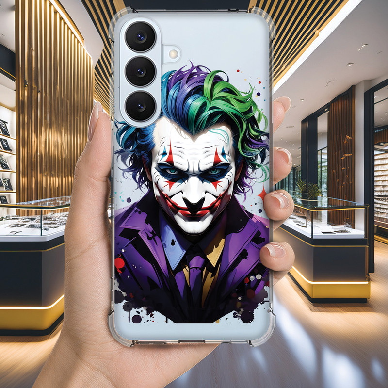 Capa Capinha GALAXY A24 A23 A22 A21S A21 A20S A20 A17 A16 A15 A14 Anti-impacto Personalizada geek CORINGA (3254)