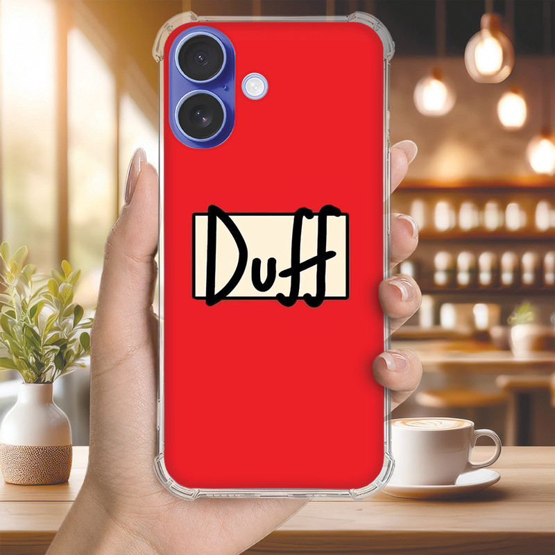 Capa Capinha IPHONE 16 PRO MAX 15 14 13 MINI 12 11 XS XR SE 2020 Anti-impacto Personalizada cerveja BEER DUFF (3435)