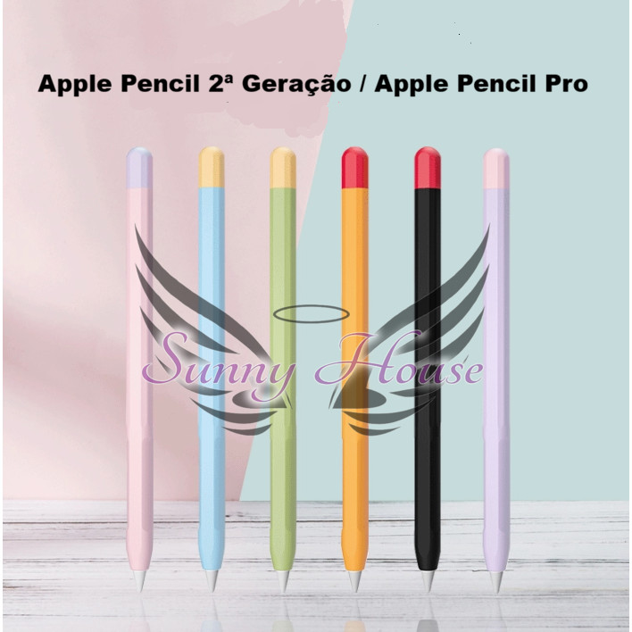 Capa Case Caneta Silicone Compatível Com Apple Pencil 2ª Geração / Apple Pencil 