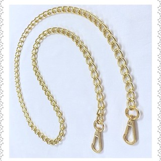 Corrente Para Alça De Bolsa Feminina Com Mosquetão Chaveiro Dourado