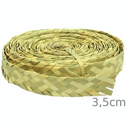 Fita de Palha Natural - 3,5 cm x 10 m