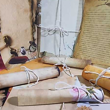 14pçs vintage estilo cartas antigas - tamanho a5 - scrapbook - journal - papers