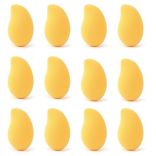 Kit Com 12 peças Esponja de Rosto Facial Maquiagem Base Manga Aleatoria