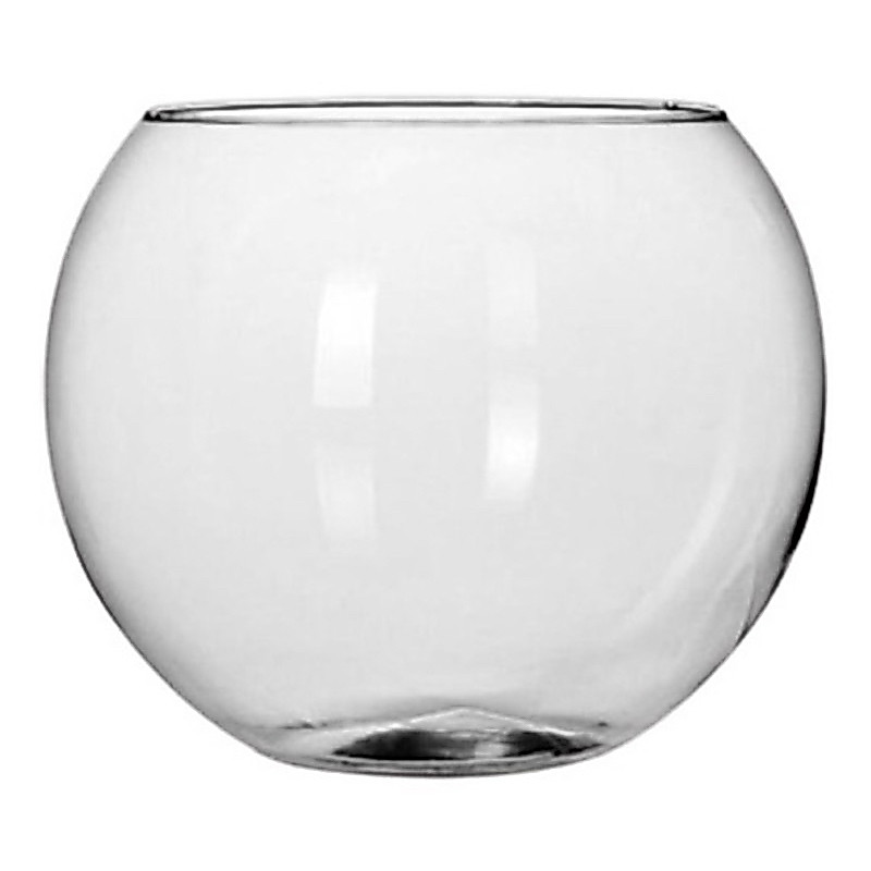 Vaso Aquário Redondo Decoração Vidro Terrário 3L (Promoção)