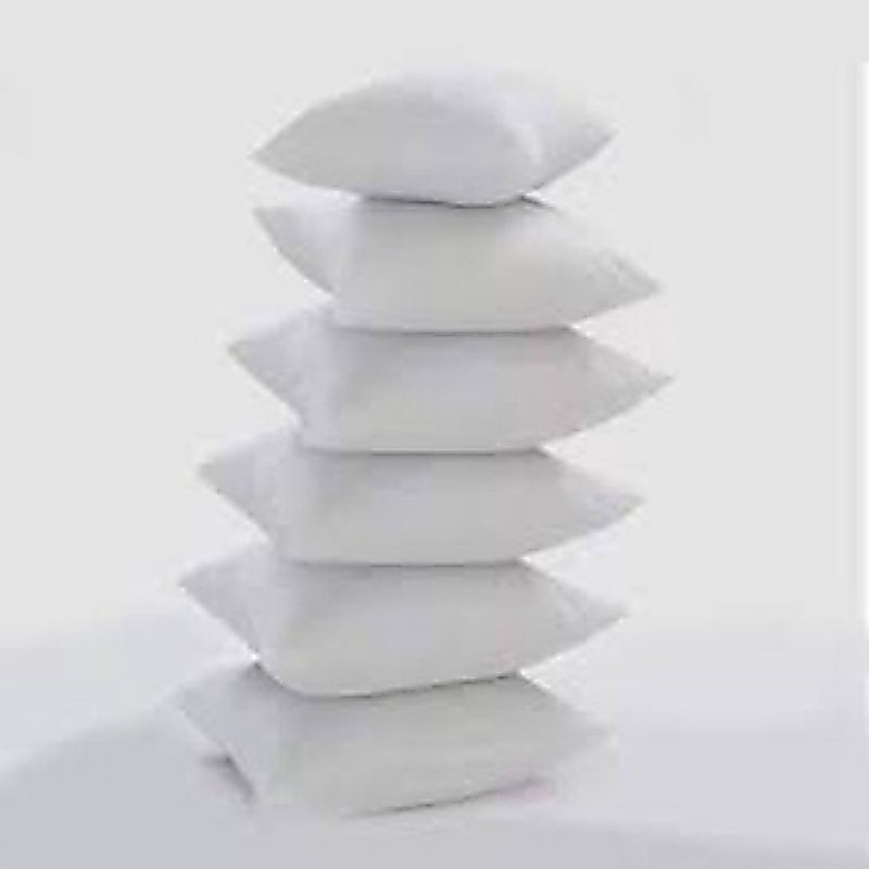 Kit com 6 Refil de Almofadas 45x45 cm Fibra Mista Têxtil Ecológica