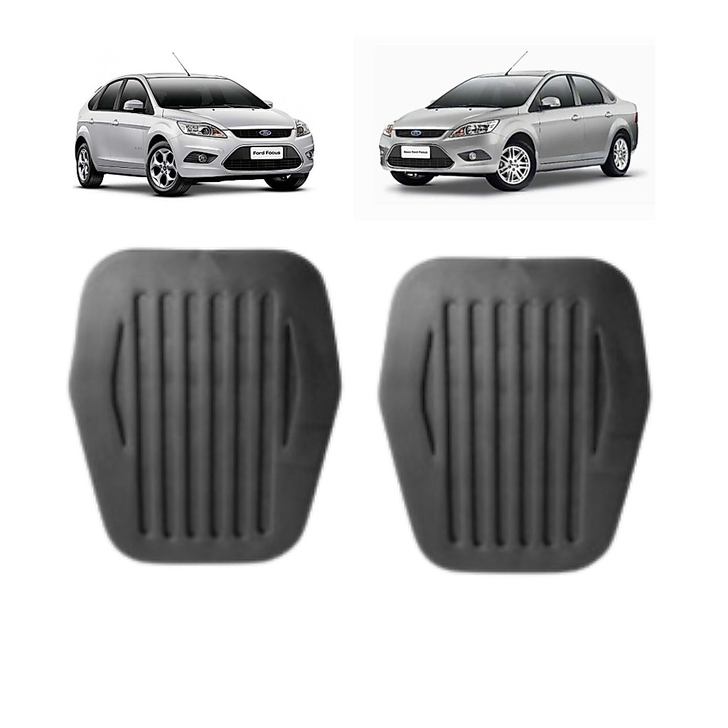 Kit Capa Pedal Freio Embreagem Ford Focus 2012 2013 2014 2015 2016 2017 2018