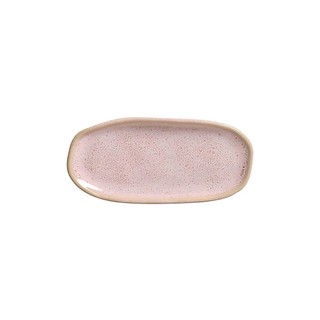 Conjunto com 4 Travessas Oval Rasa Mini Orgânico Litchi 16,5x8cm