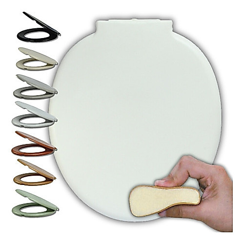 Tampa De Vaso Sanitario Assento Almofadado Universal Oval