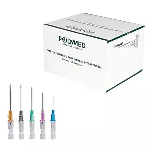 10 unidades Cateter Intravenoso Polymed – Ideal para Piercing Profissional em Diversos Tamanhos