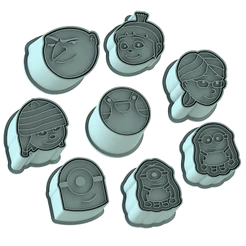 Ejetor e modelador de Docinhos e Doces Meu Malvado Favorito Minions Gru