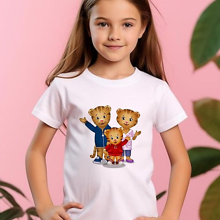 Camiseta, tshirt, DANIEL O TIGRE, moda infantil, filmes, desenhos animados, blusas personalizadas, aniversário