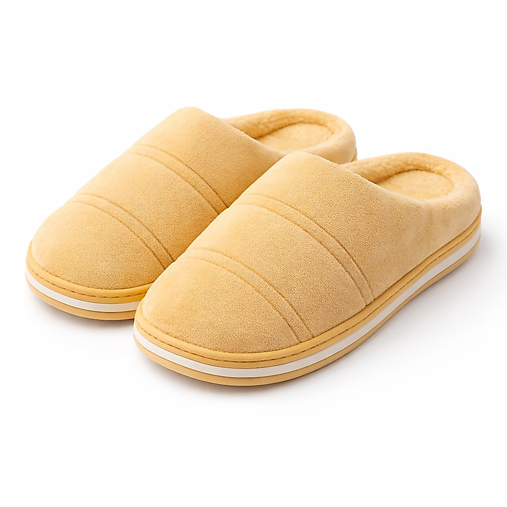 Pantufa Forrada Dois Riscos Chinelo Inverno Confortável BY-625