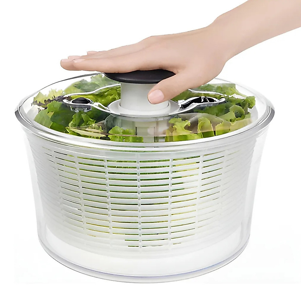 LAVA E SECA SALADAS CENTRÍFUGA TRANSPARENTE 5 LITROS OXO
