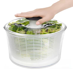LAVA E SECA SALADAS CENTRÍFUGA TRANSPARENTE 5 LITROS OXO