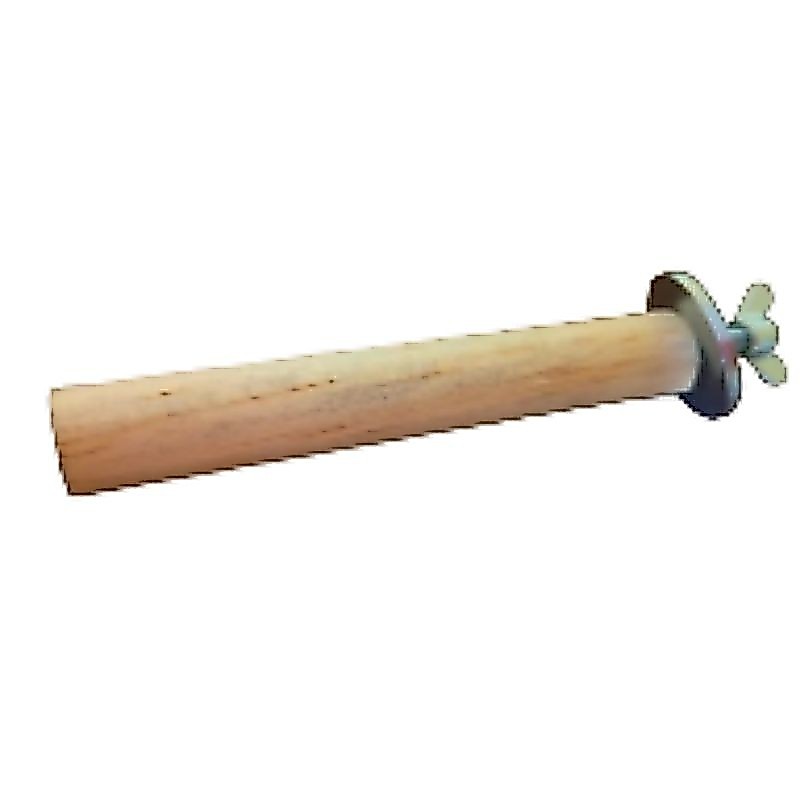 2u Poleiro 15mmx10cm com fixador para gaiolas