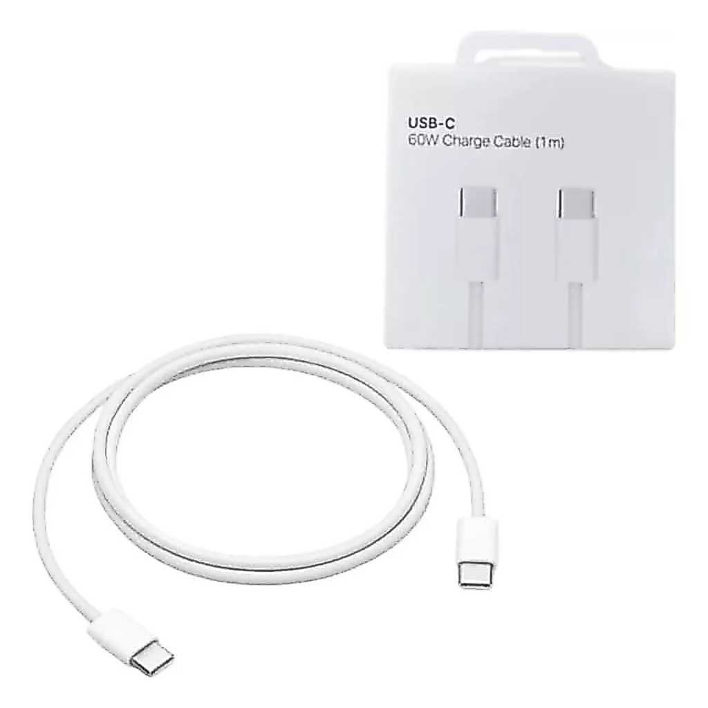 Cabo Carregador USB-C Tipo C ou IPhone Lightnig 1Metro