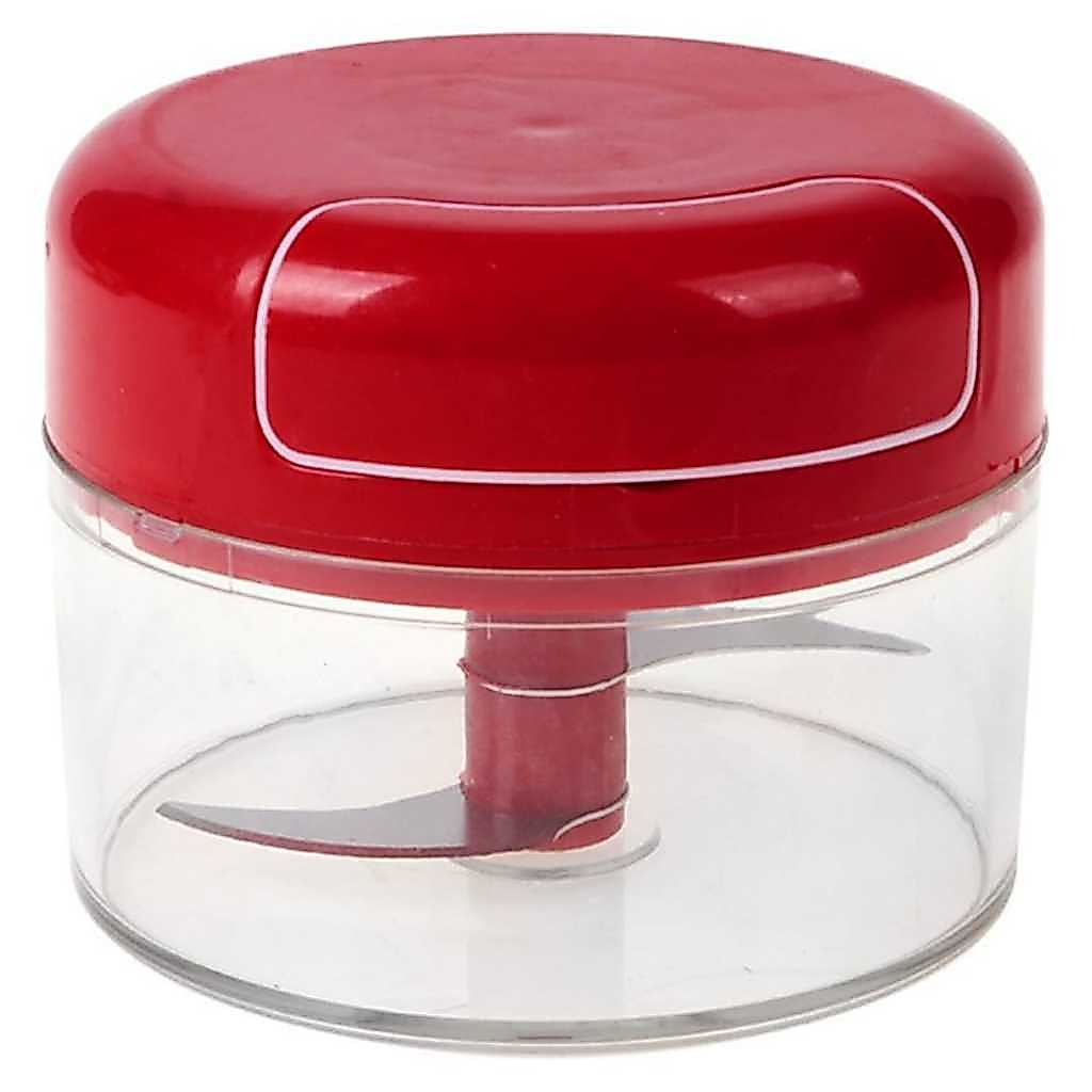 Mini Processador Manual de Alimentos – Sistema de Corda Retrátil e Lâminas em Aço Inox