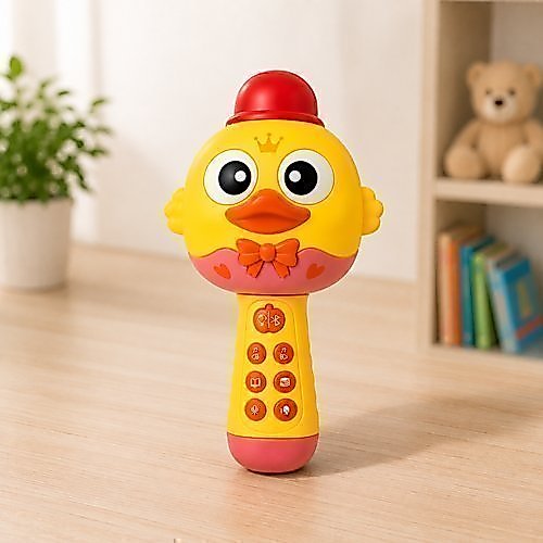 Microfone Infantil Recarregavel Bluetooth Musicas Historias Brinquedo Portatil Diversao