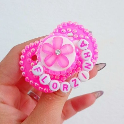 chupeta personalizada erê florzinha chupeta erê rosinha chupeta erê menina chupeta ibeji chupeta cosme