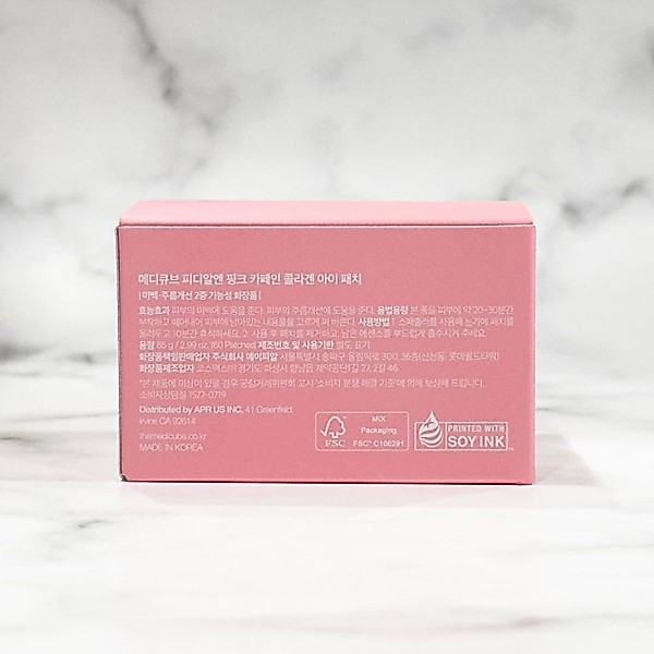 Medicube PDRN Pink Caffeine Collagen Eye Patch 60pcs 85g · foto 2