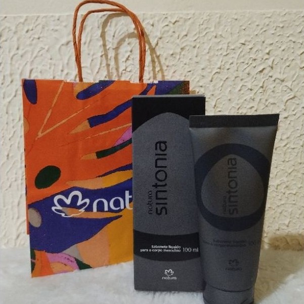 Sabonete Líquido Corporal Sintonia Masculino 100ml Natura Validade: 11/2026