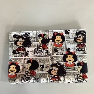 Necessaire Mafalda personagem estampa bolsa de maquiagem estilo criativo