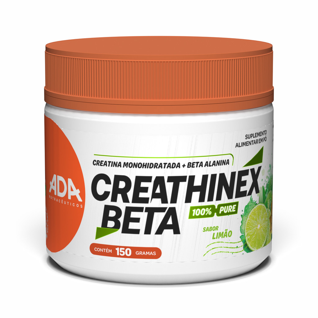 Creathinex Beta - Creatina + Beta Alanina - 150g Limão Ada