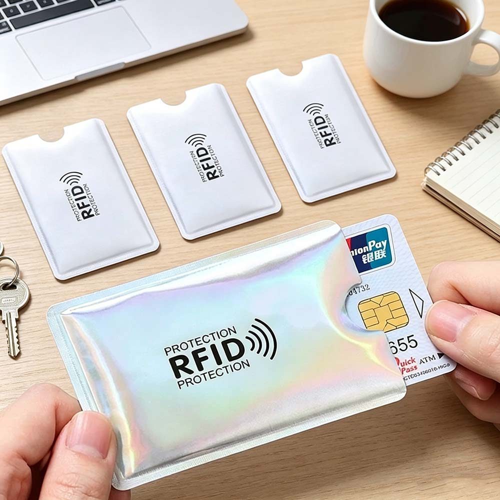Kit 5/10/20 PCS Porta Cartão Anti-furto Capa com Proteção Aproximação Contactless RFID NFC