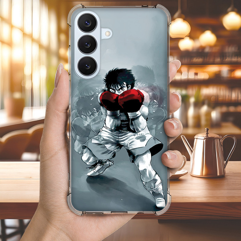 Capa Capinha GALAXY A20 A16 A15 A14 A13 A12 A11 A10 A05 Anti-impacto Personalizada anime IPPO HAJIME (3433)