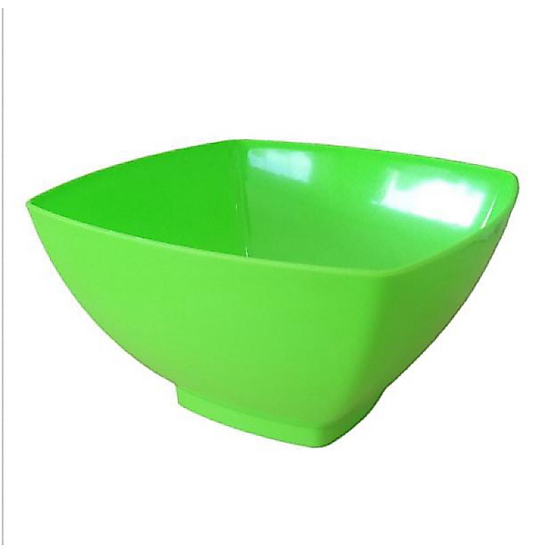 kit 5 Tigelas acrílicas petisqueira  Verde neon 400ml  lisa tigela bowl, salgadinhos sobremesas multiuso ,utilidades