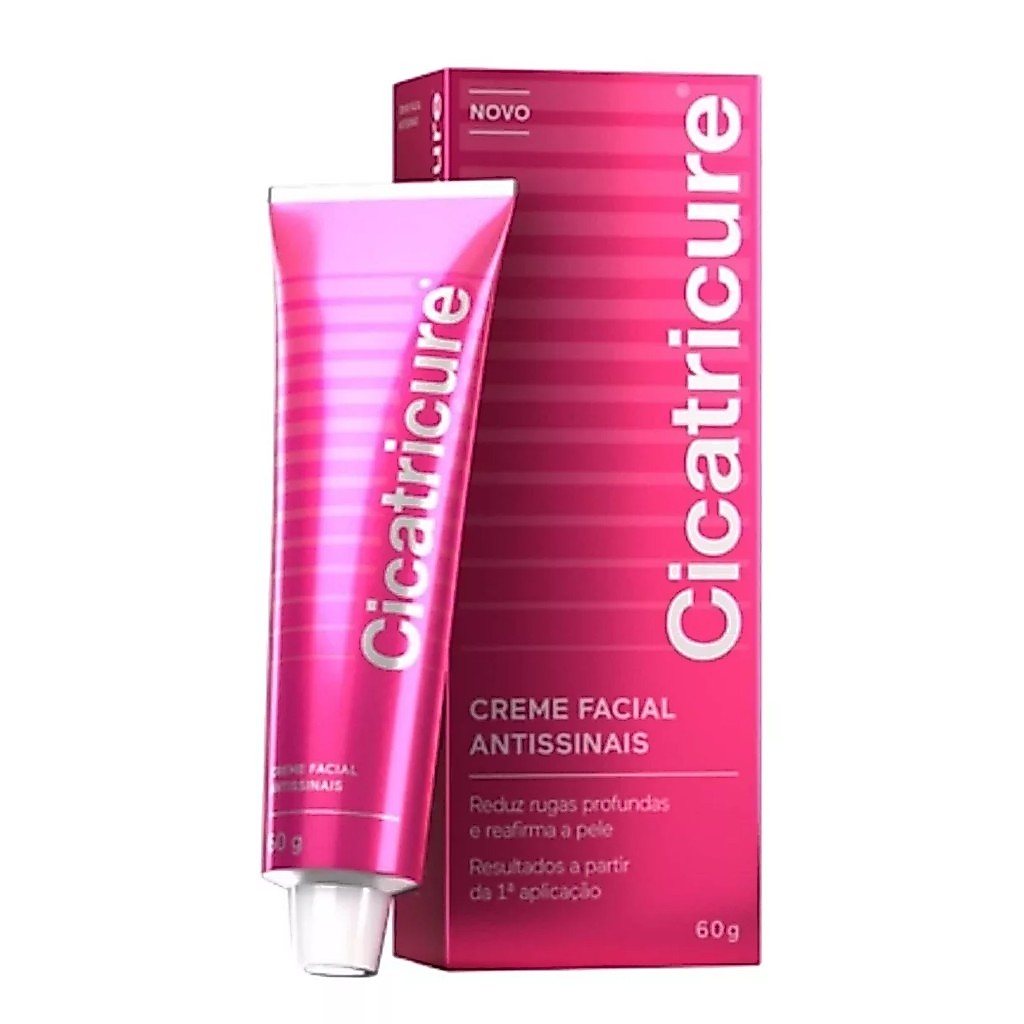 Creme Cicatricure Anti Idade Para Rugas 50g