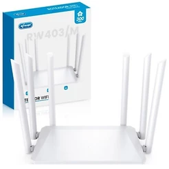 Roteador Wifi 2.4GHz 300mbps com 6 Antenas KNUP - KP-RW403/M