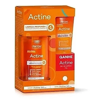 Kit  Actine  Gel de Limpeza Facial Vitamina C 140g + 40g — imagem 1