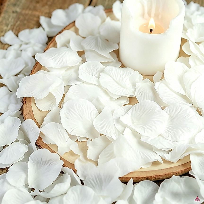 4000 Pétalas De Rosas Artificiais Brancas Decoração Casamento Dias Dos Namorados