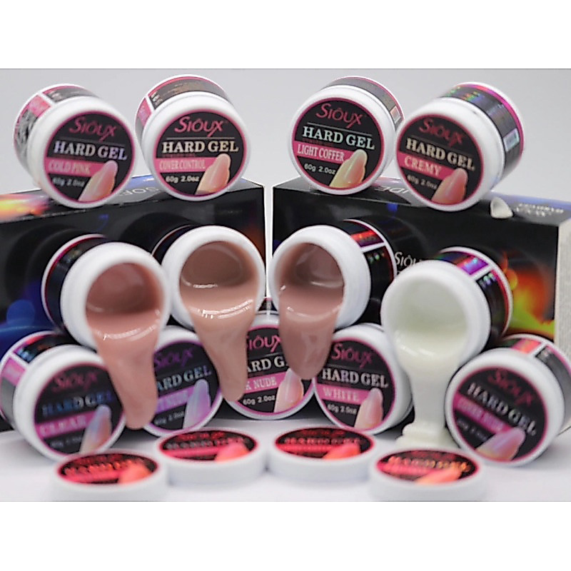 Gel Hard Sioux 15g Para Alongamento Unha Gel e Fibra