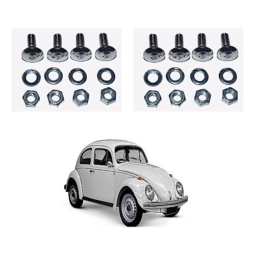 Kit Parafuso Fixacao 2 Parachoques Fusca 71/ - 8 X 15 Mm