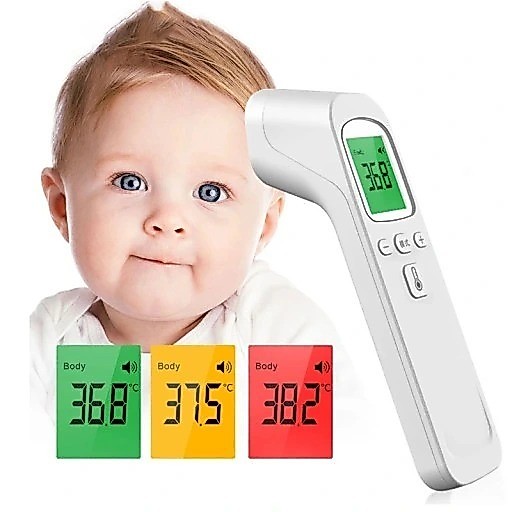 Termômetro Digital Infravermelho De Testa Sem Contato Médico LCD Febre Medição Do Bebê/Adulto