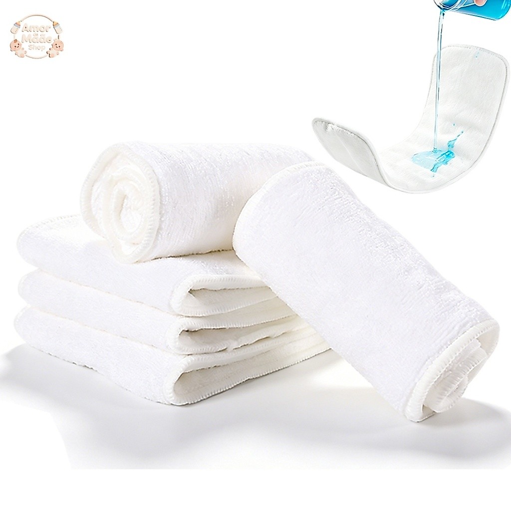 Absorvente Toalha Reutilizável 4 Camadas