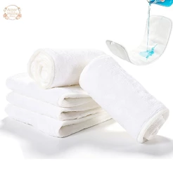 Absorvente Toalha c/4 Camada Para Fralda Ecológica Reutilizável de Pano