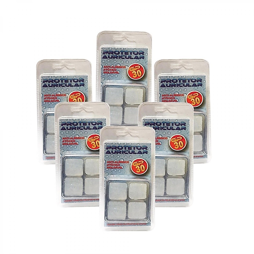Kit Protetor Auricular GP30 6 Unidades Dogma
