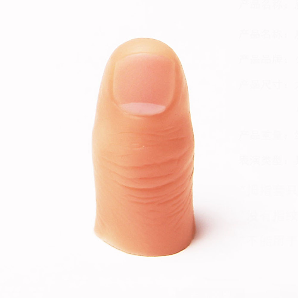 Novo Conjunto de 5 Pçs Mangas de Dedo de Silicone Simuladas com Impressão Digital, Mangas de Dedo de Silicone