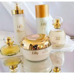 KIT lili 350ml creme perfume acetinado corpo e mãos hidratante lulli