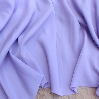 Taro roxo estilo fino elegante suave brilhante tecido de algodão de seda Han roupas saia vestido curvo tecido