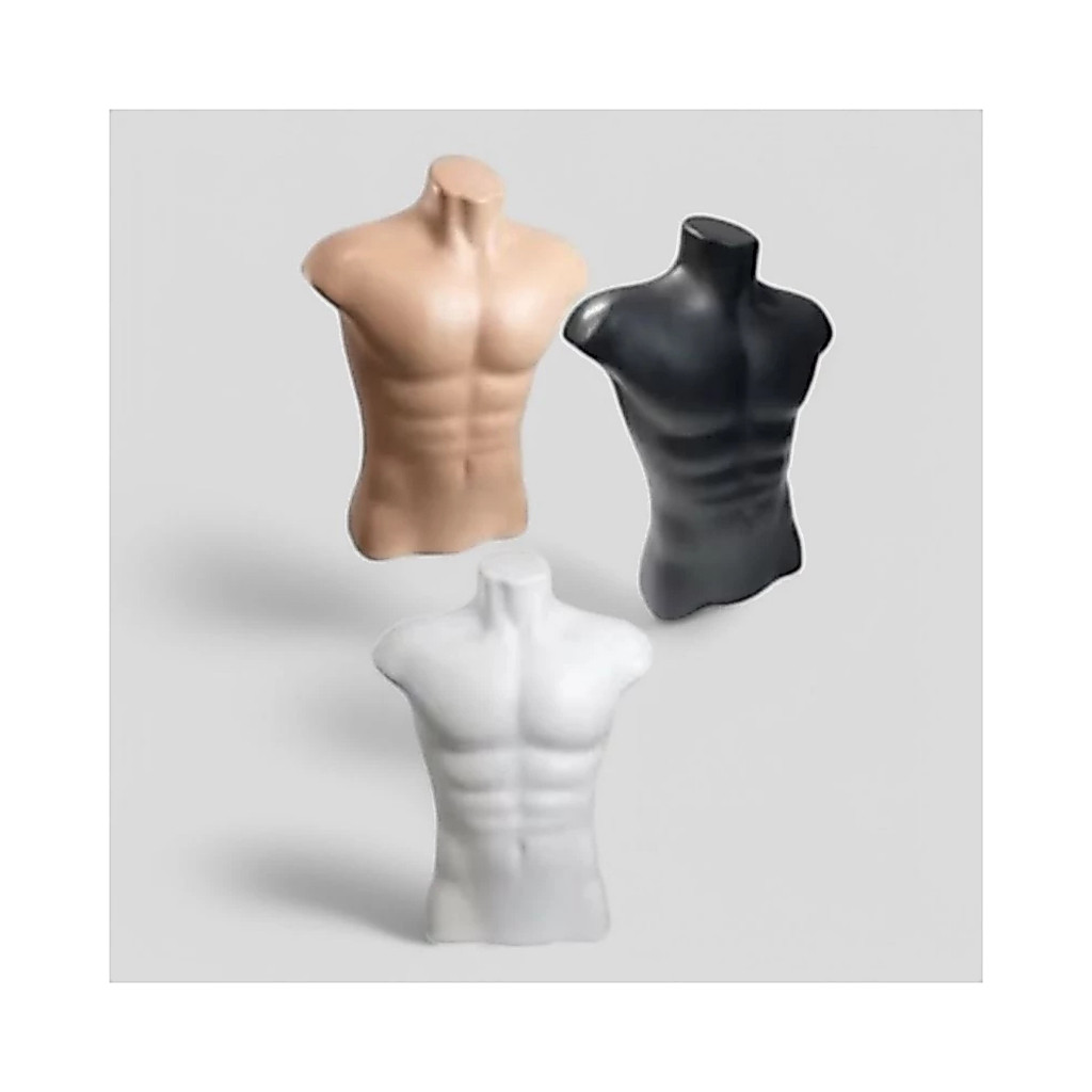 Manequim Busto Masculino de Plastico