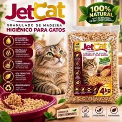 Granulado Higiênico De Madeira 4kg – Não Faz Poeira + Absorvente