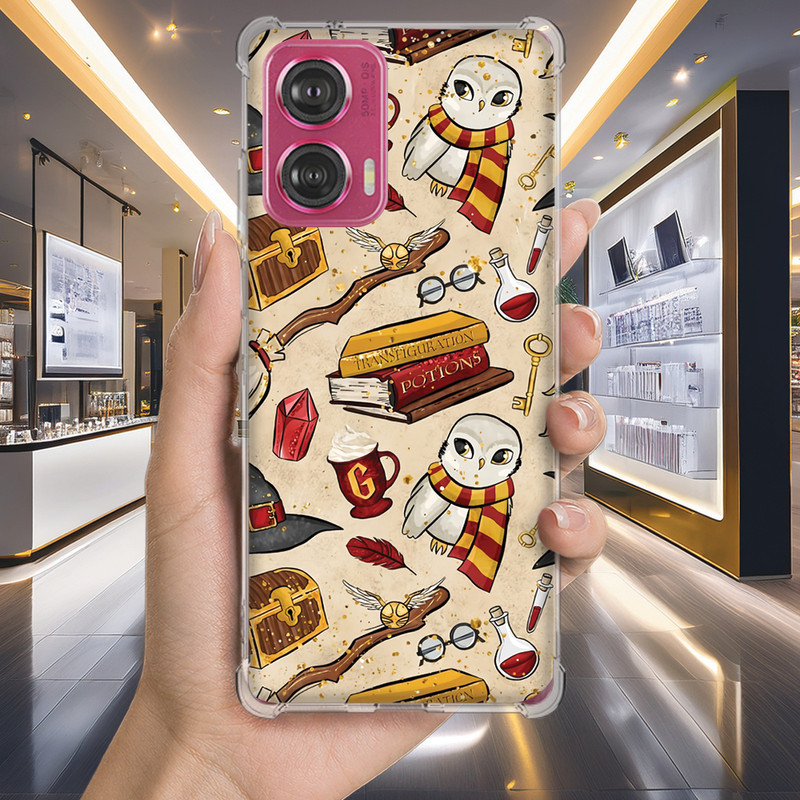 Capa Capinha MOTO EDGE 50 ULTRA PRO FUSION NEO 40 30 LITE 20 G5S Anti-impacto Personalizada geek POTTER harry (3393)